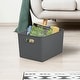 preview thumbnail 15 of 27, Superio Ribbed Storage Bin with Matching Lid - 15"W x 9"H x 11.5"D