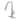 WOWOW 17.7 in. Single Handle Pull Down Sprayer Kitchen Faucet