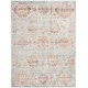 preview thumbnail 2 of 1, SAFAVIEH Sevilla Lital Traditional Oriental Viscose Rug - Light Blue/Multi - 4' x 5' 7"