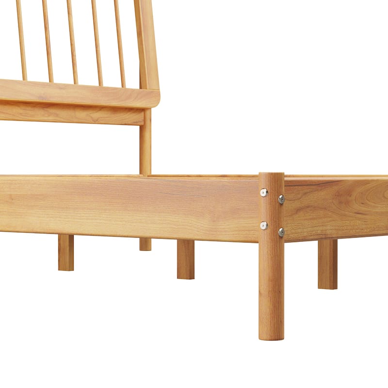 Middlebrook Designs Boho Solid Wood King Spindle Bed