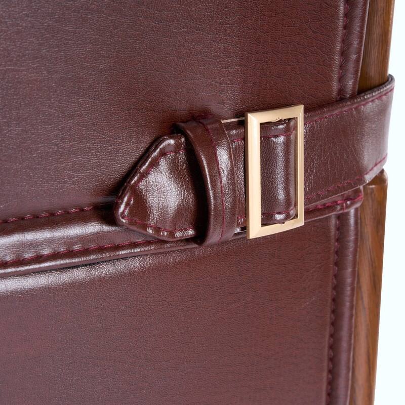 Sibyl Indoor Swivel Upholstered Bar Stools with Metal Frame, Set of 2