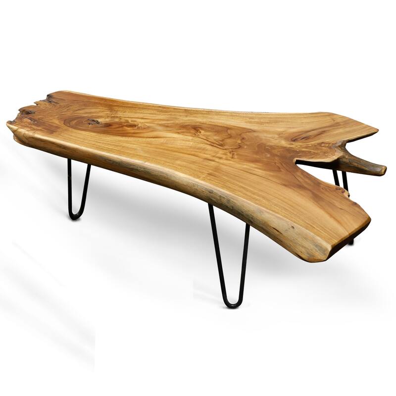 StyleCraft Badang Natural Lacquer Carving Coffee Table