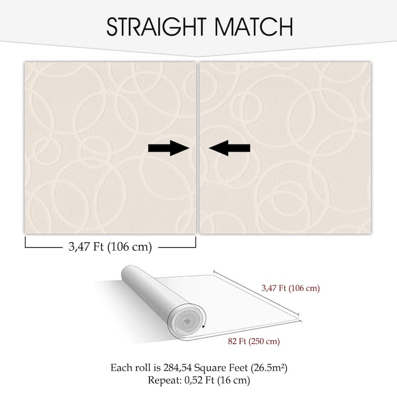 SUSSEXHOME Removable Wallpaper-Waterproof, Strippable, Light Resistance & Cleanable Wall Paper Roll-Wallpaper-Picasso