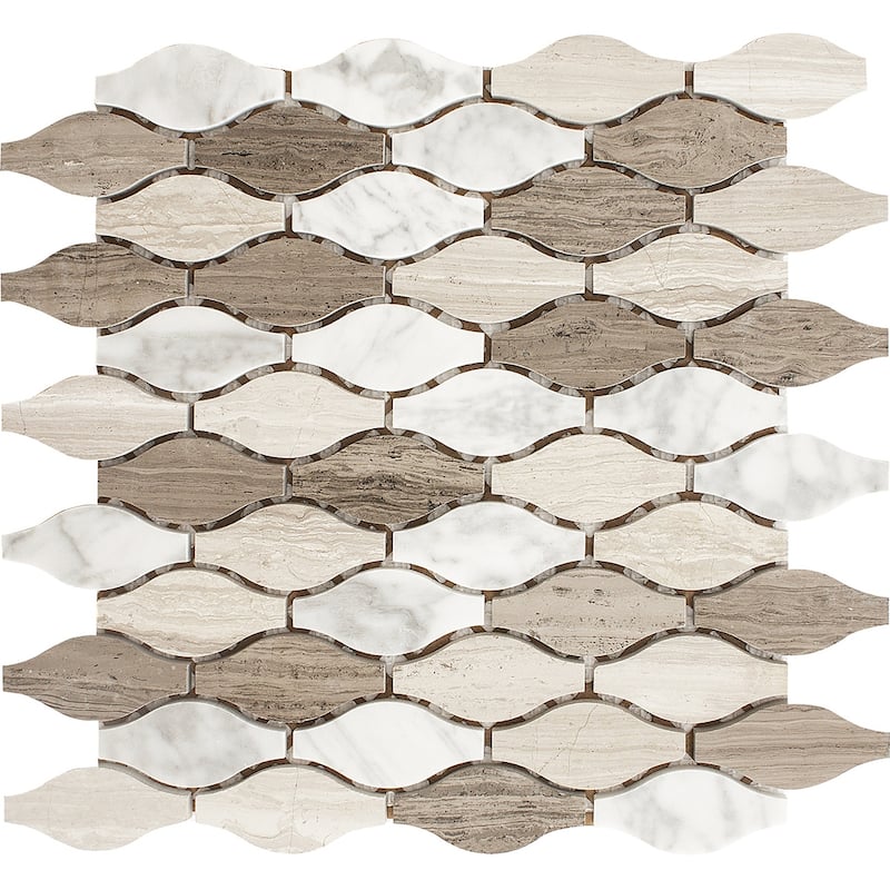 Blend of Nature Polished Mosaic - 5 Sheets (5.30 sf)