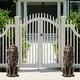 preview thumbnail 48 of 55, Glitzhome MGO Majestic Sitting Guardian Lion Statues Porch Sculpture Outdoor Indoor Set of 2