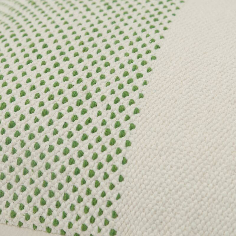 Rizzy Home Transitional Natural Down Filled Decorative Pillow 14"x20"