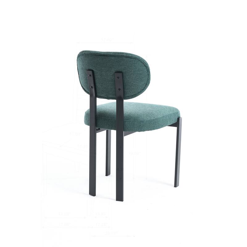 Sophisticated Set of 2 Mid-Century Dining Chairs with Stylish Design
