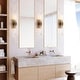 preview thumbnail 86 of 96, KAYLA Modern Glass Wall Sconces, Indoor Wall Lighting Wall Light Fixtures, Vanity Light with Glass Shade(2-Sets)