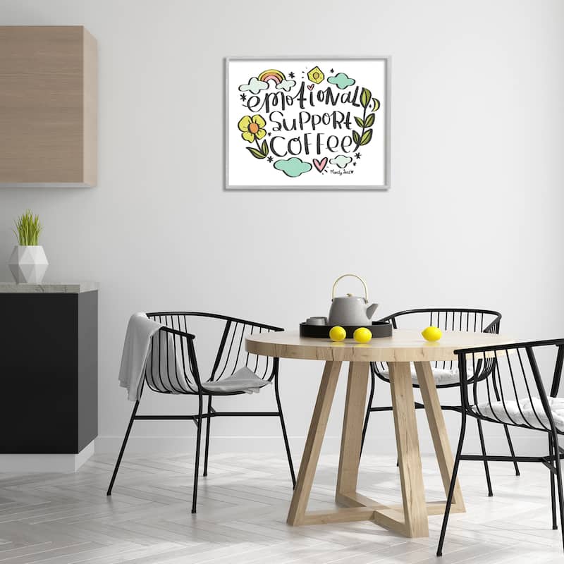 Stupell Motivational Support Coffee Framed Giclee Art Design By Mandy Ford Art + Illustration