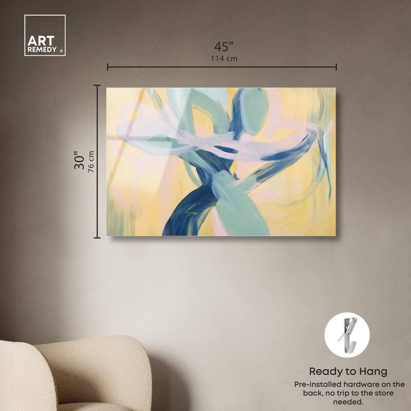 Entangled Embrace II Acrylic by Art Remedy, Ready to Hang