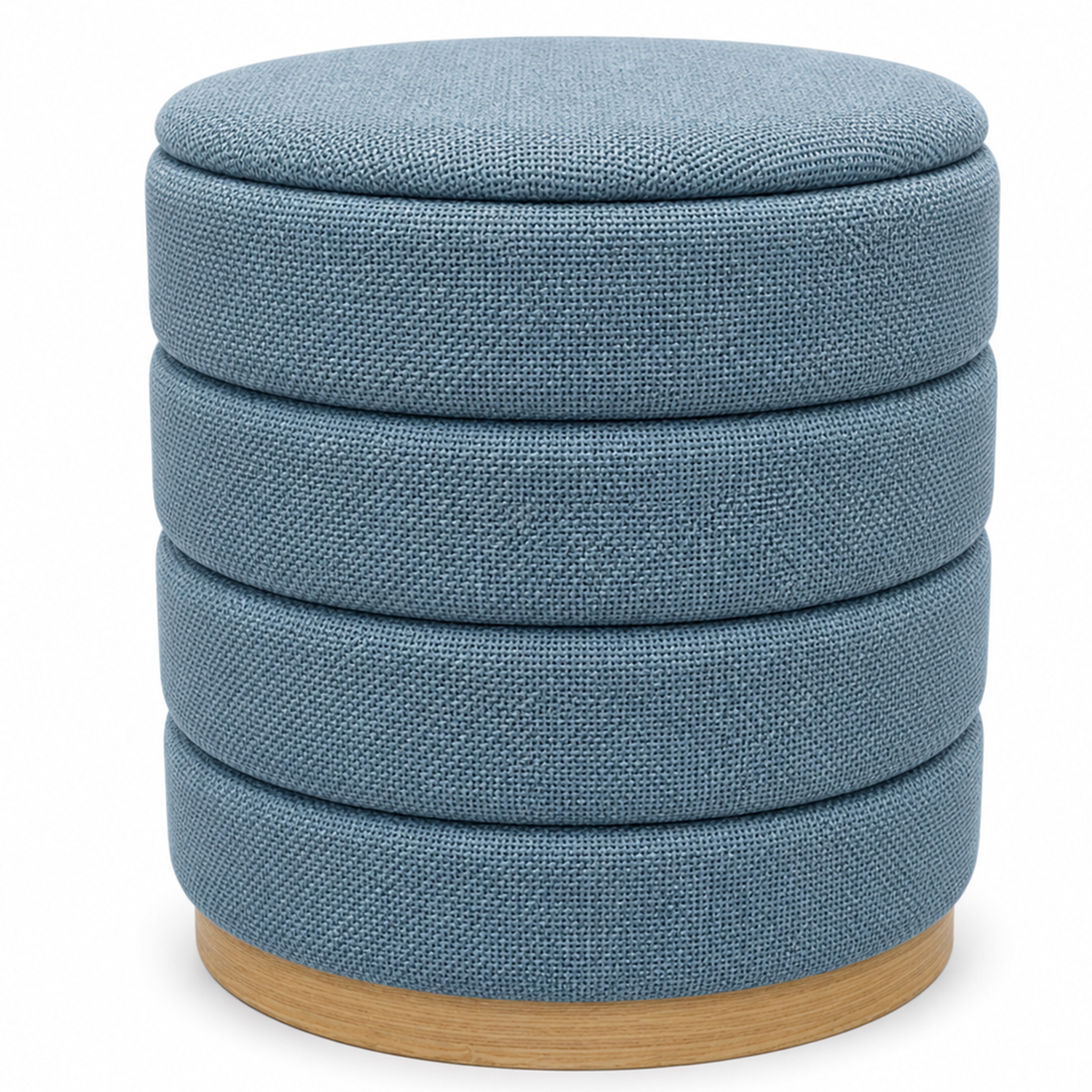 Aria Home Upholstered Storage Ottoman Accent Seating Decor