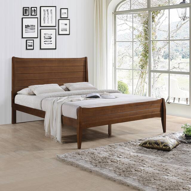 Devonshire Rustic Queen Platform Bed by Christopher Knight Home - Walnut