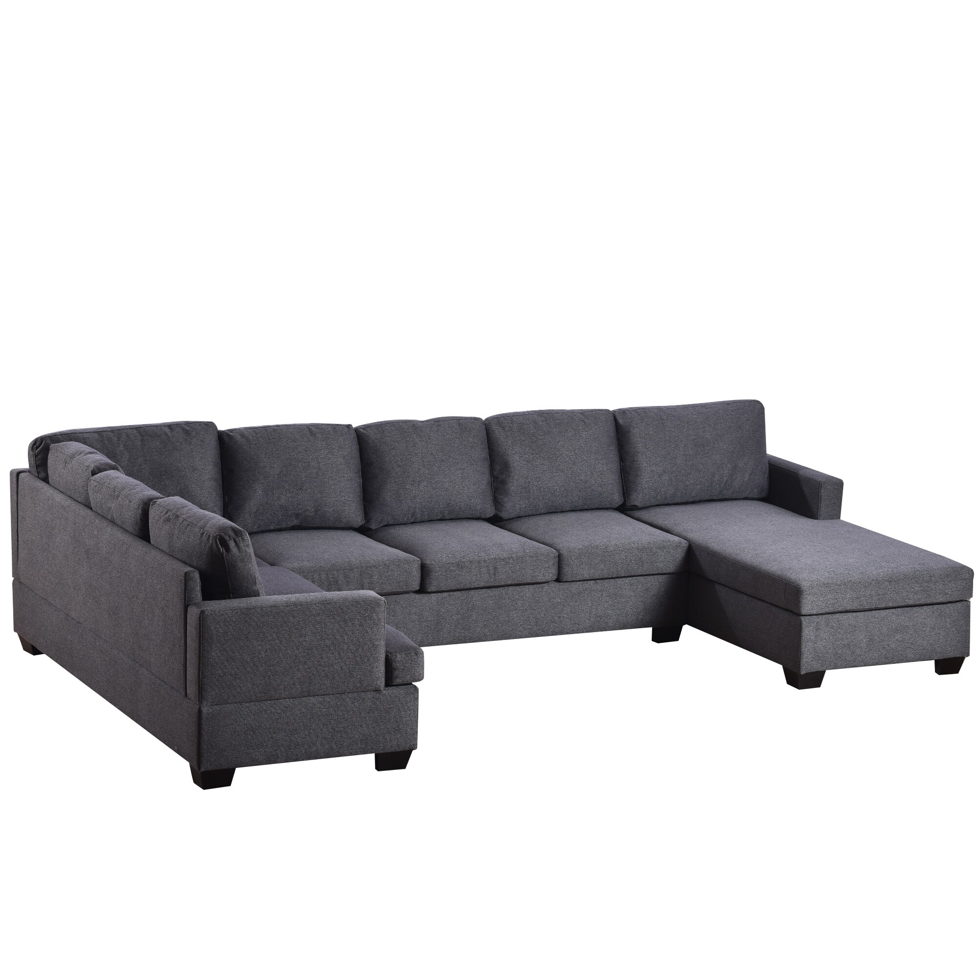 GREATPLANINC Large U-shape Sectional Sofa Set for Living Room Couch Set  with Double Extra Wide Chaise Sofa and Removable Seat Cushions - ShopStyle