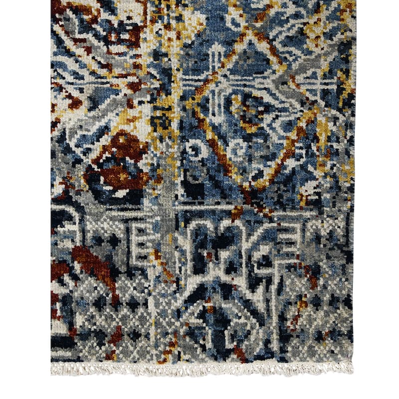 Bristol Jorenie Classic Bordered Hand-Knotted Area Rug