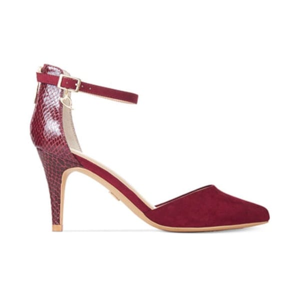 Thalia Sodi Womens Vanesssa Pointed Toe Ankle Strap D-orsay Pumps
