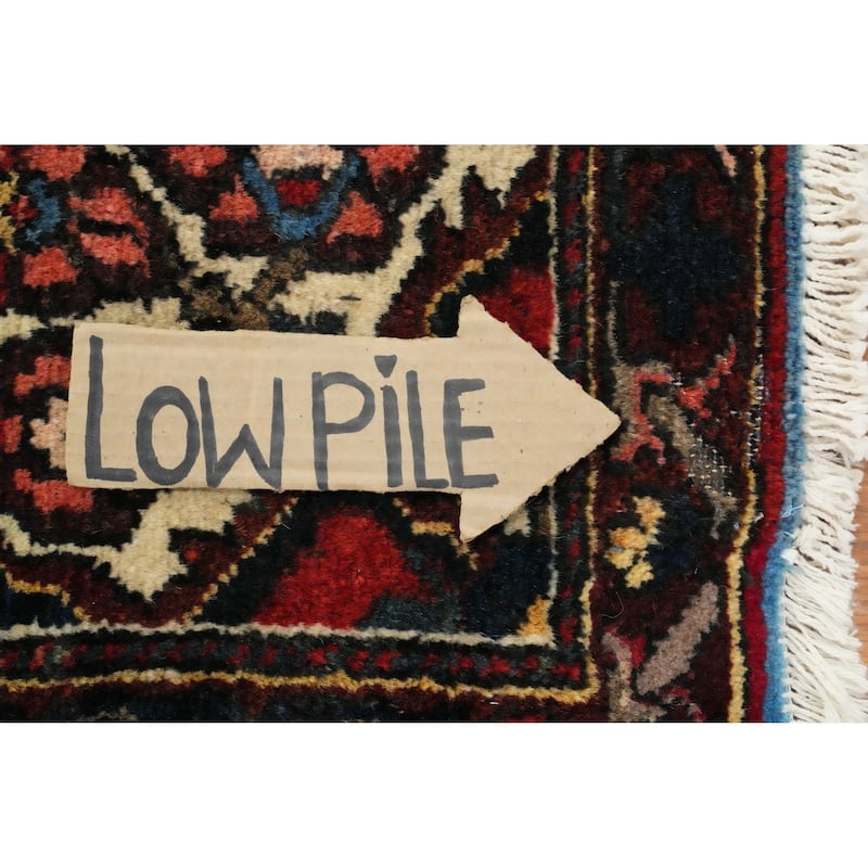 Hand Knotted Oriental 100% Wool Carpet Traditional Geometric Red Bakhtiari Area Rug - 14' 10'' X 11' 0''