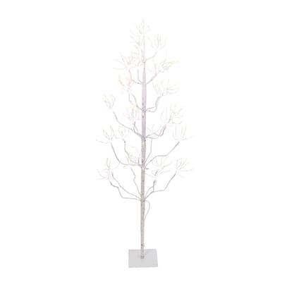 4 ft Tall Birch Tree with 336 LEDs Lights - N/A