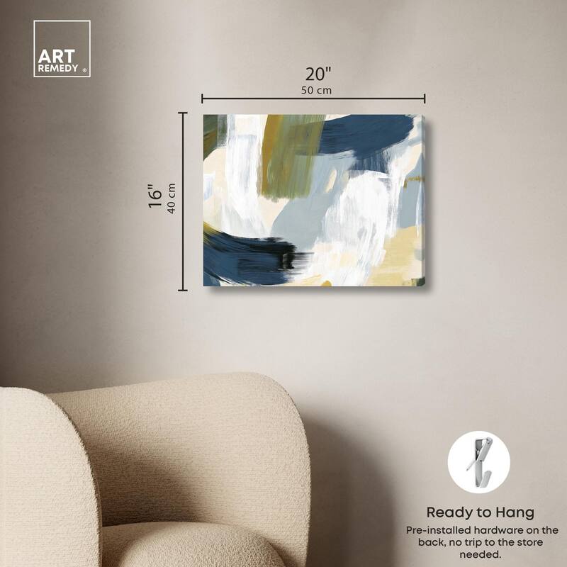 Moss Layers II Canvas by Art Remedy, Gallery Wrapped