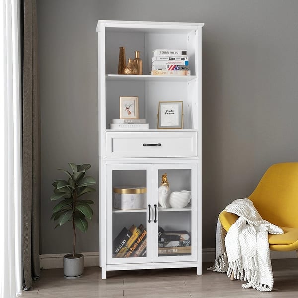 American Country MDF Spray Paint Bookcase White Bed Bath & Beyond