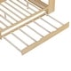 preview thumbnail 23 of 29, Wooden Full Size Daybed with Storage Shelves, Twin Trundle and Desk