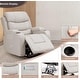 preview thumbnail 45 of 53, Oversized Power Lift Recliner Chair with Massage & Heat, PU Leather, USB Port, Cup Holders & Pockets