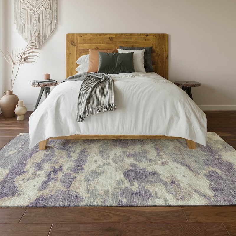 Premium Washable Super Soft Abstract Camo Mayfield Rug