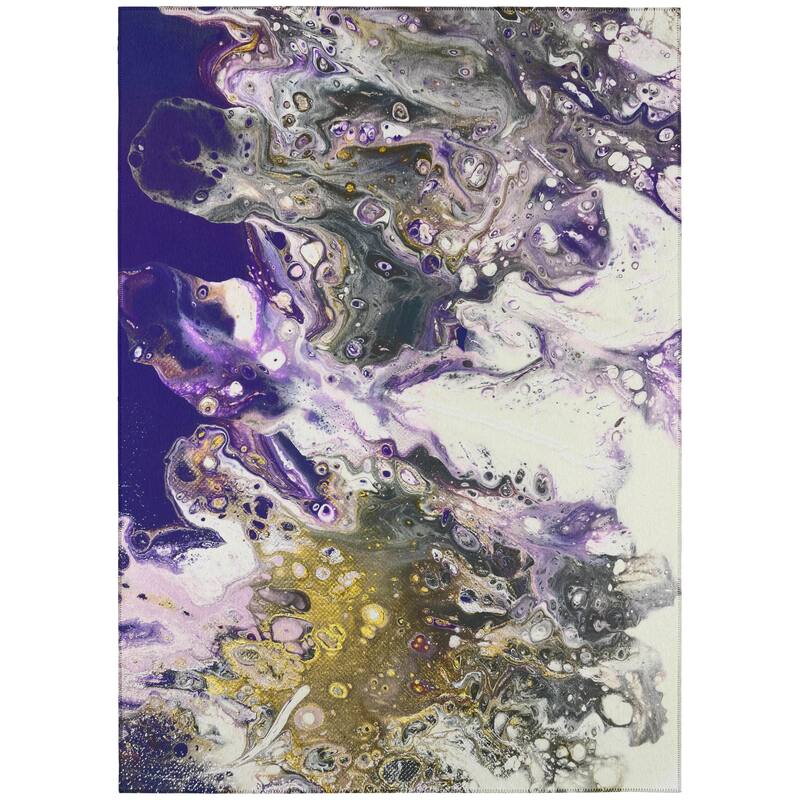 Addison Indoor/ Outdoor Karina Abstract Washable Area Rug