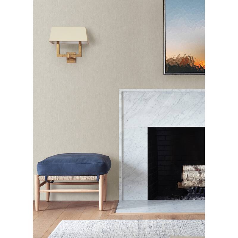 Advantage Elbert Cream Zig Zag Wallpaper