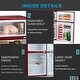 preview thumbnail 10 of 16, 3.2 CU FT Compact Mini Refrigerator Separate Freezer, Small Fridge