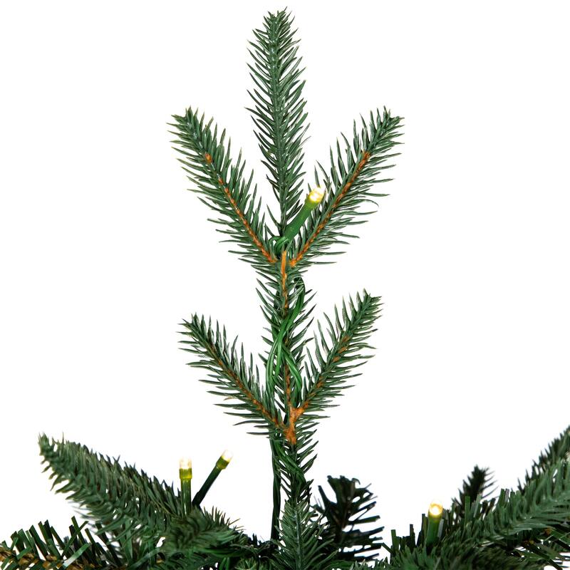 Real Touch™ Pre-Lit Ashburn Pine Artificial Christmas Tree - 6.5' Warm White LED - 6.5 Foot