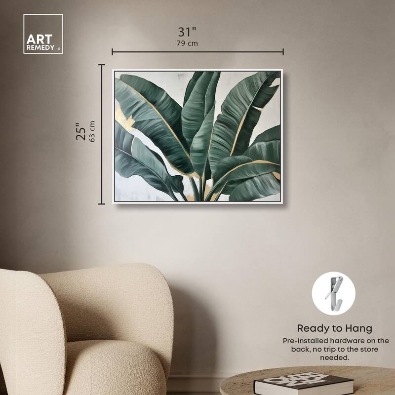 Jungle Jewel Jade II Canvas by Art Remedy