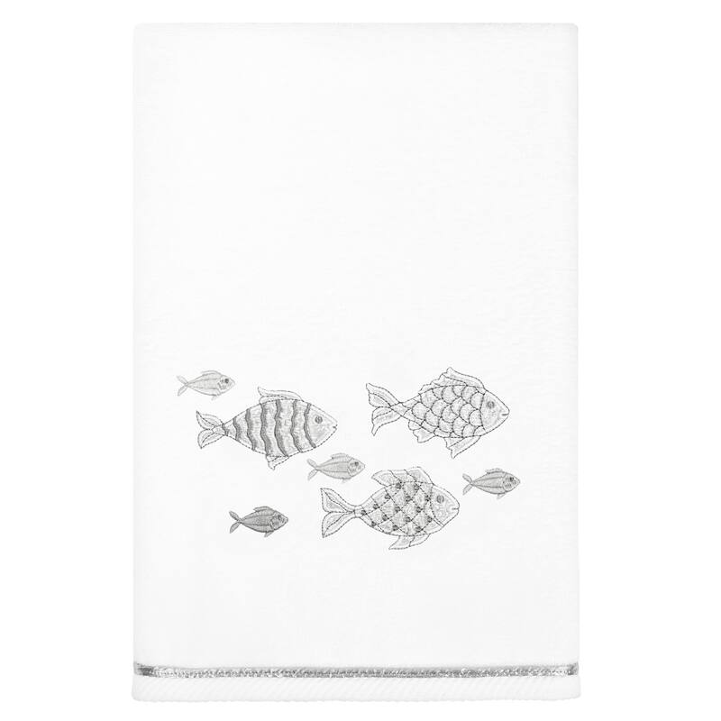 Authentic Hotel and Spa Turkish Cotton Figi 4PC Embellished Towel Set