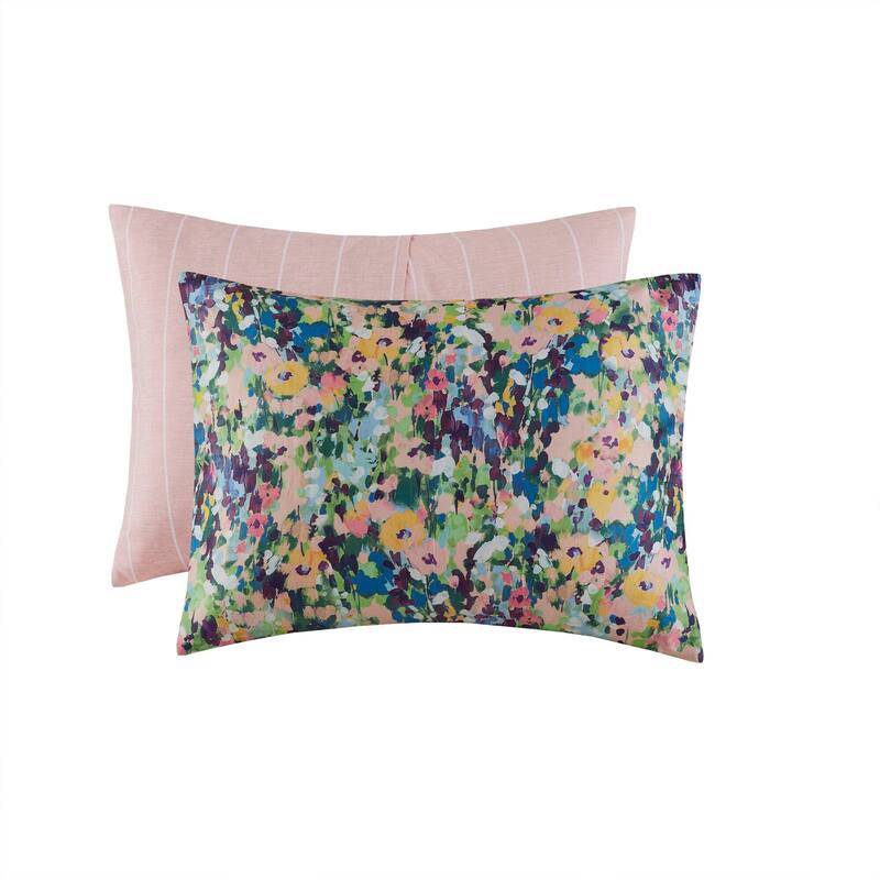 GDF Studio - Maribelle 8-Piece Floral Cotton Comforter Set