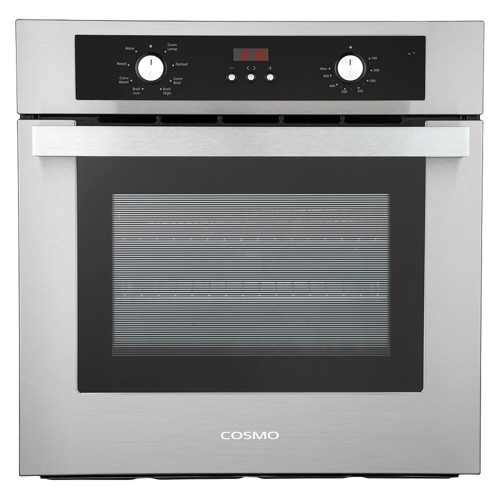 24 inch white gas wall oven