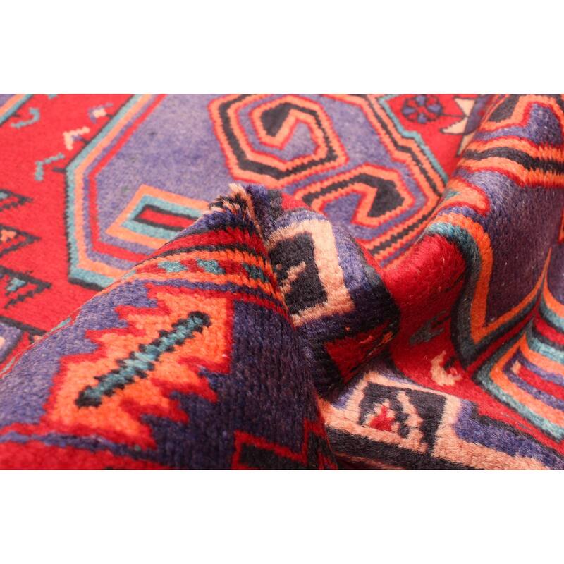 ECARPETGALLERY Hand-knotted Konya Anatolian Red Wool Rug - 3'11 x 6'8