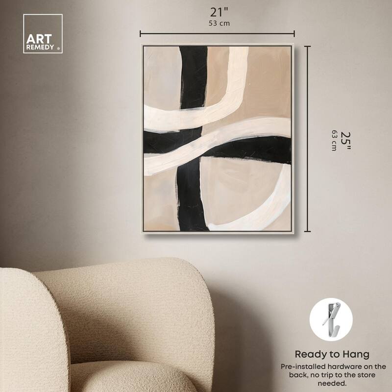 Subline Strokes II Canvas by Art Remedy