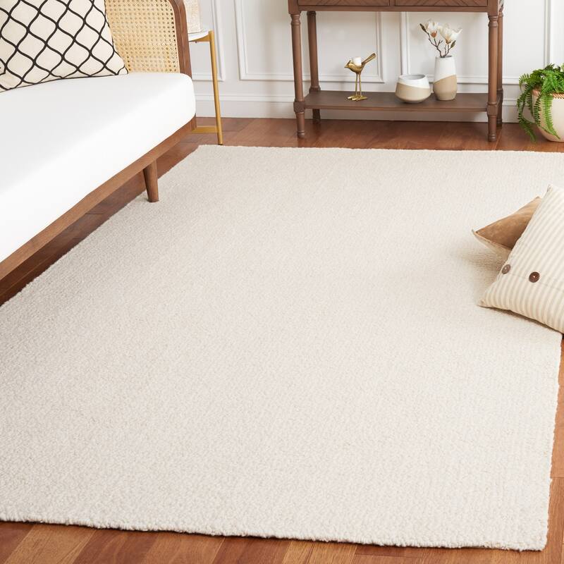SAFAVIEH Handmade Abstract Ralda Modern Wool Rug - 3' x 5' - Ivory