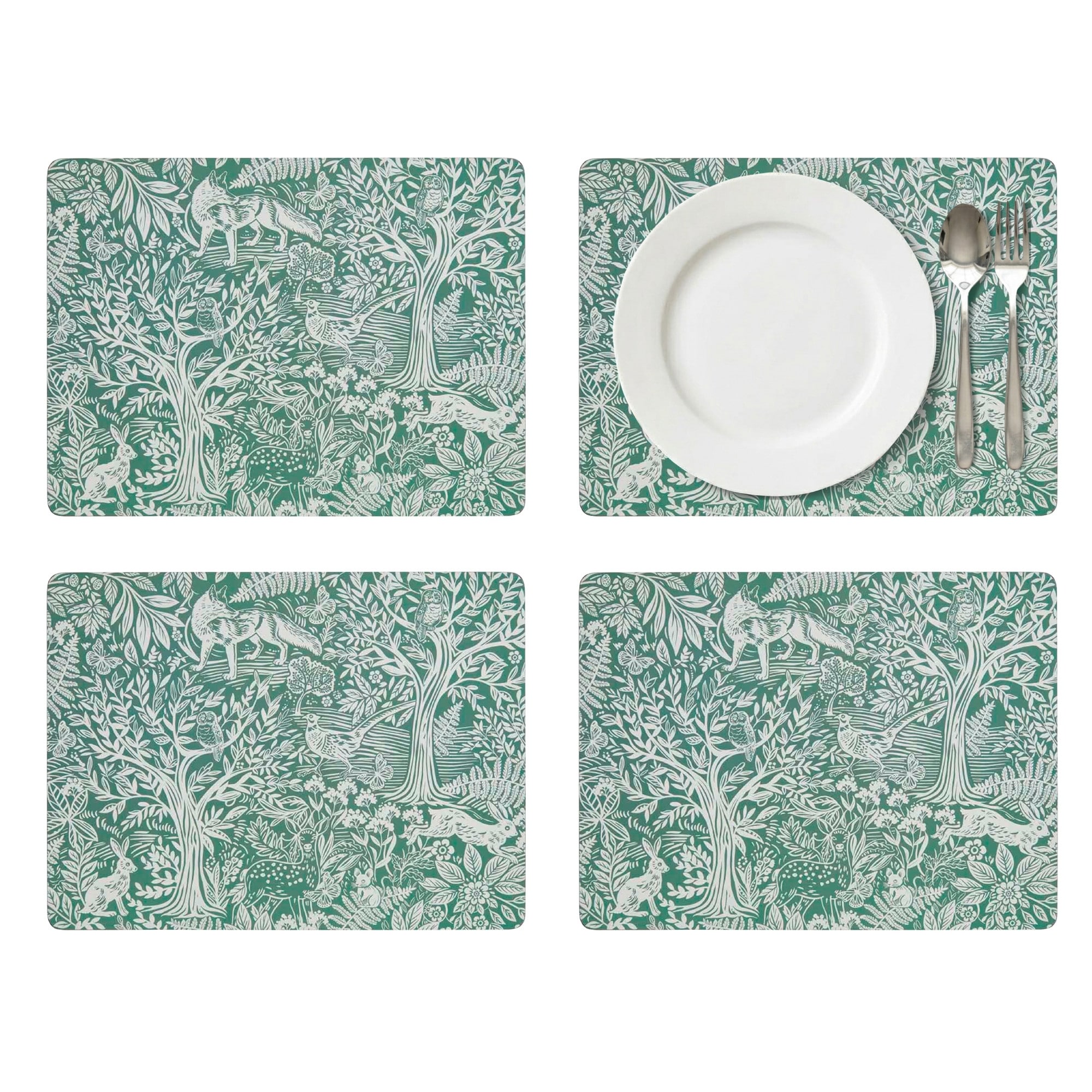 Pimpernel Set of 4 MDF Placemats - 11.7" L x 15.8" W