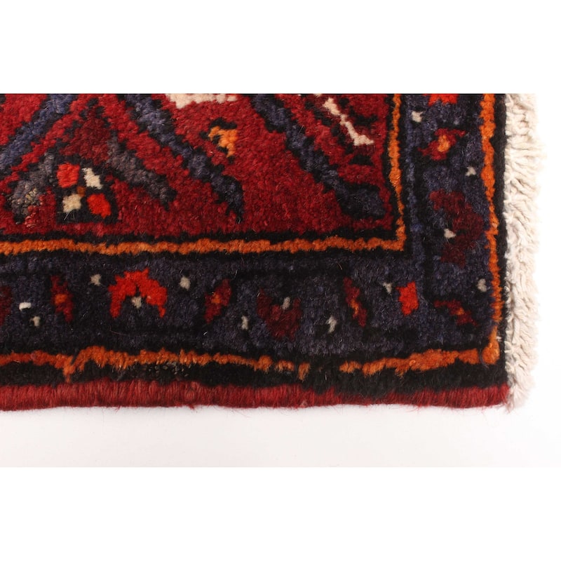 ECARPETGALLERY Hand-knotted Andelz Red Wool Rug - 4'9 x 6'9