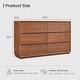 preview thumbnail 15 of 18, Bedroom Sets with 55.2" Wide 6 Dresser 45.3" Tall Chest of Drawers Charging Station Nightstand Set of 2