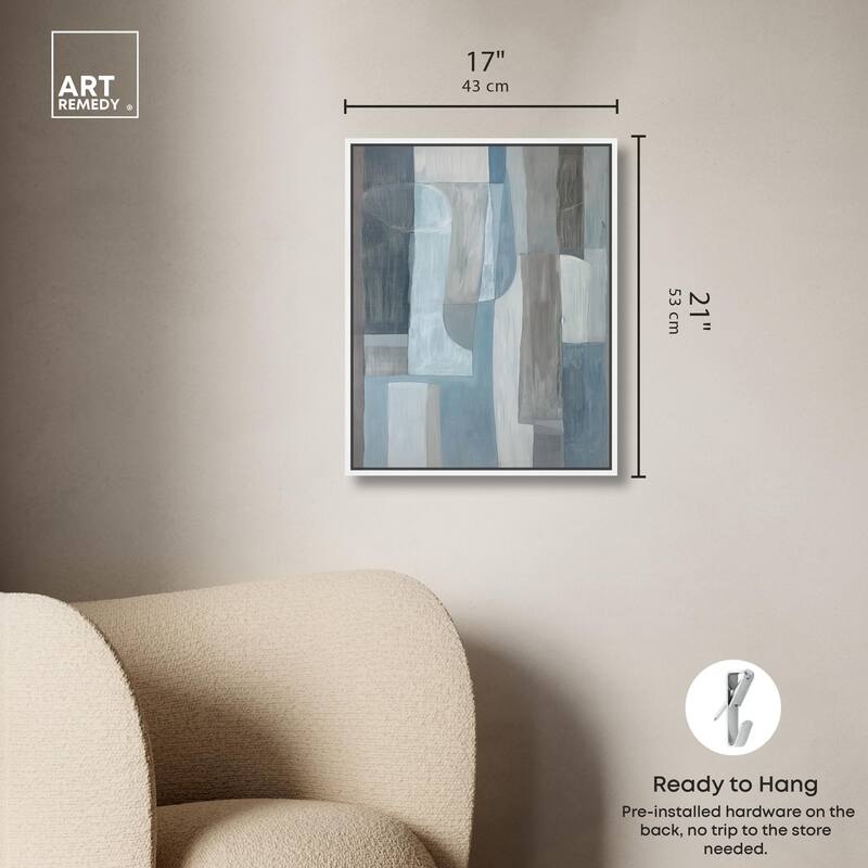 Tessellated Tones III Canvas by Art Remedy