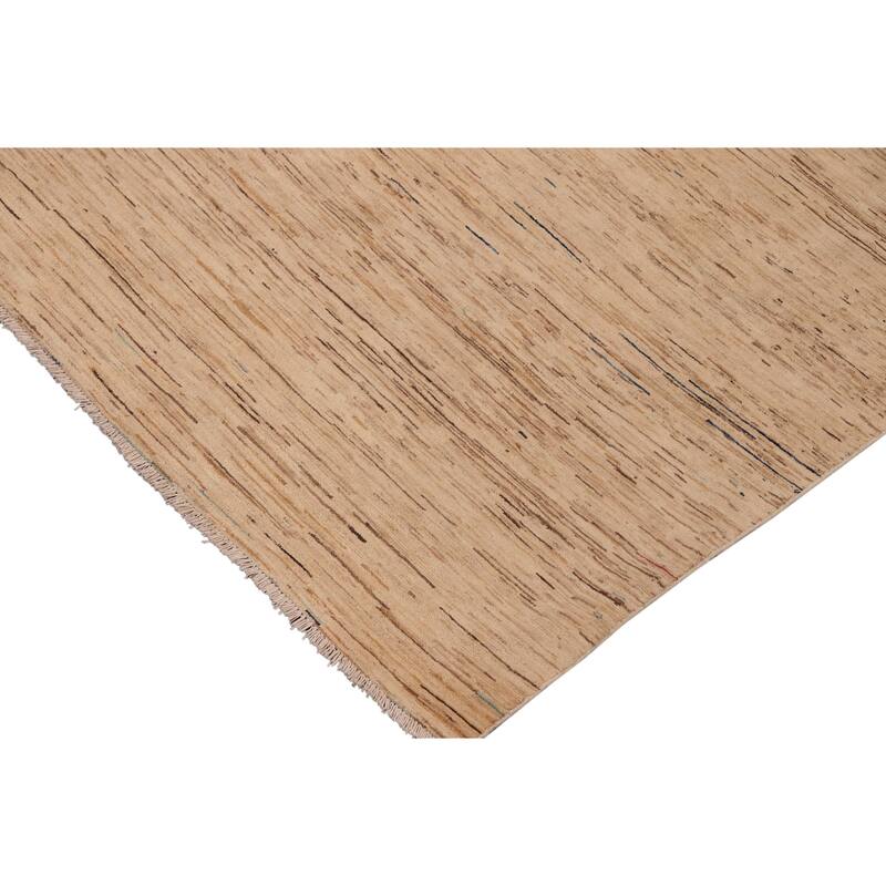 Boho Earthline Gabbeh Hand Knotted Wool Area Rug