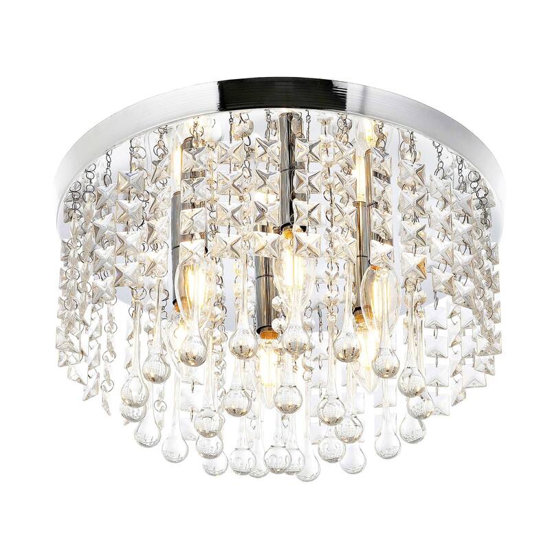 Modern Flush Mount Ceiling Light D15"H9"
