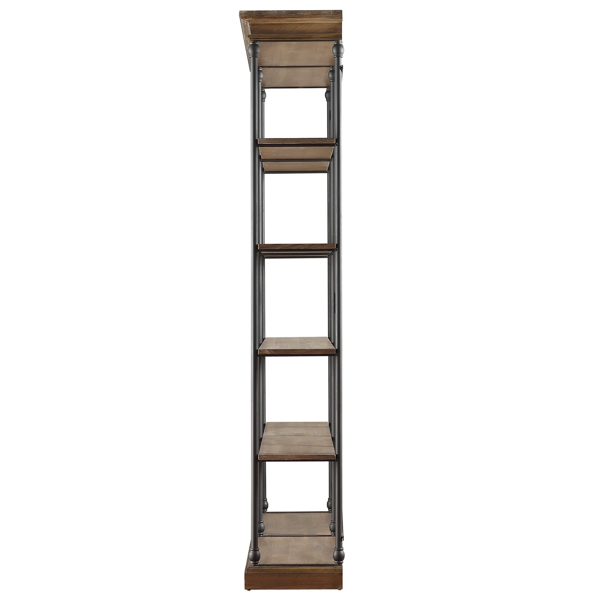 Barnstone cornice double shelving bookcase clearance by inspire q artisan