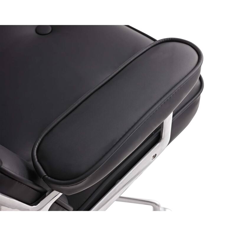 Lobby Chair with Lumbar Support Ergonomic Mid-Back Executive Chair
