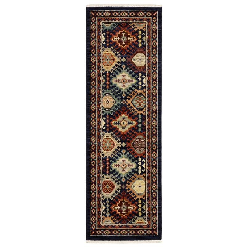 HomeRoots Oriental Traditional Rectangle Area Rug