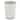 Bath Bliss White Stainless Steel Trash Can - 7.9" Rd x 10"