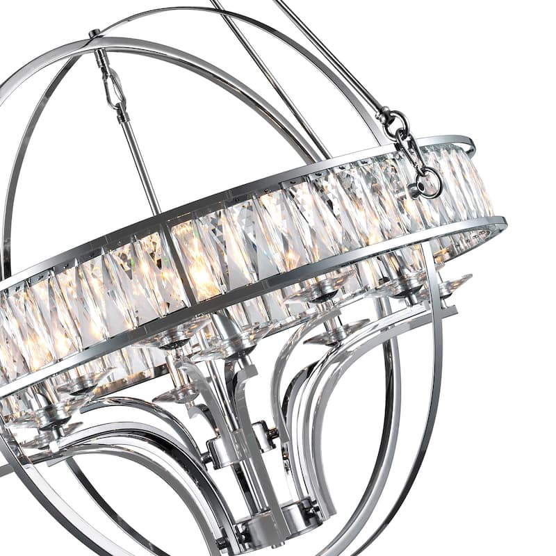 Arkansas 12 Light Chandelier With Chrome Finish