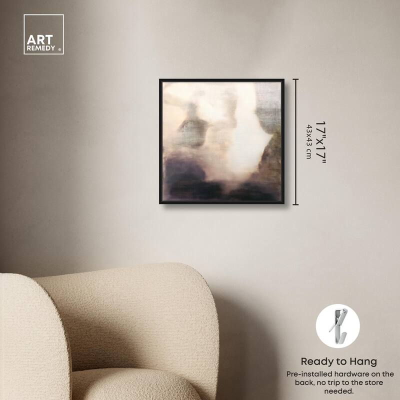 Pale Taupe I Canvas by Art Remedy