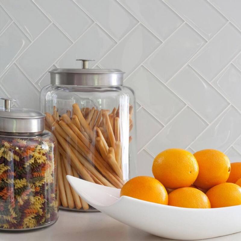 Art3d 3" x 6" Peel and Stick Glass Backsplash Tiles for Kitchen,Subway Backsplash Tiles, 32pcs